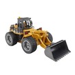 Sierra ModellSport - Jucarie Buldozer Huina cu telecomanda, cupa si cabina metalice, 9 functii, scara 1:18, 2.4GHz