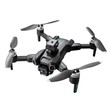 Drona LS-S4S cu camera dubla HD FPV, cu motoare brushless, evitarea obstacolelor, mentinere altitudine, pliabila, 2 baterii