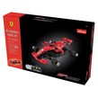 Kit de construit masina cu telecomanda Ferrari F1, scara 1:16, rosie, 65 de piese