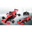 Sierra ModellSport - Kit de construit masina cu telecomanda Ferrari F1, scara 1:16, rosie, 65 de piese