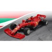 Sierra ModellSport - Kit de construit masina cu telecomanda Ferrari F1, scara 1:16, rosie, 65 de piese